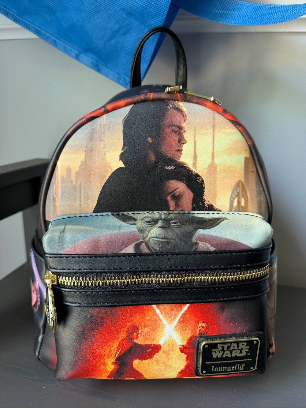 Loungefly Star Wars Mini Backpack - Revenge of the Sith scene